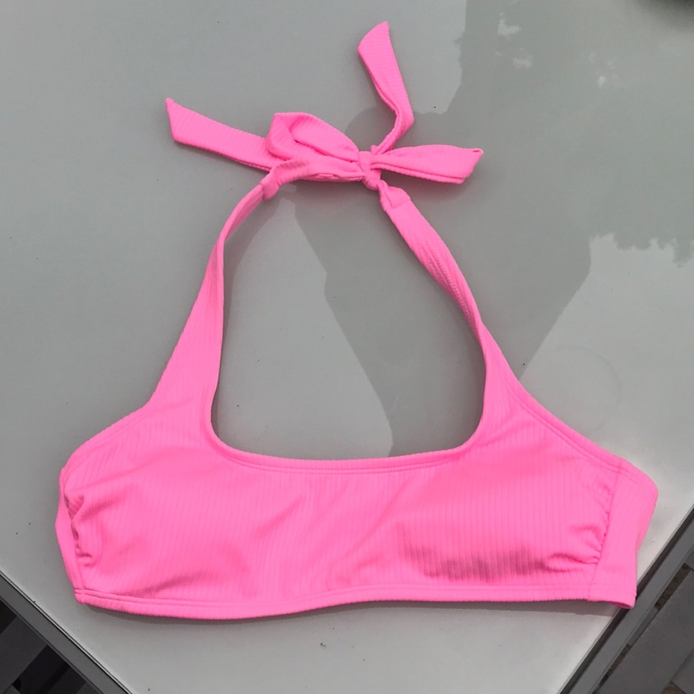 Bright Pink Bikini Top - Picture 2 of 8
